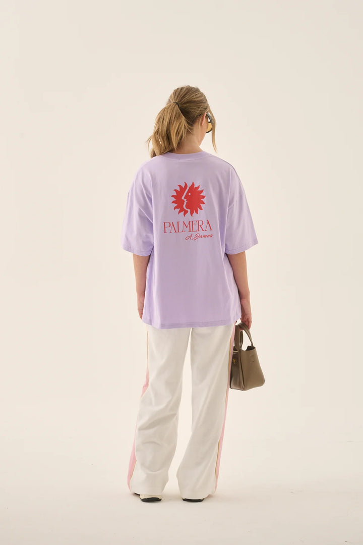 ARAMINTA JAMES Womens Palmera Sun Tee in Lavender