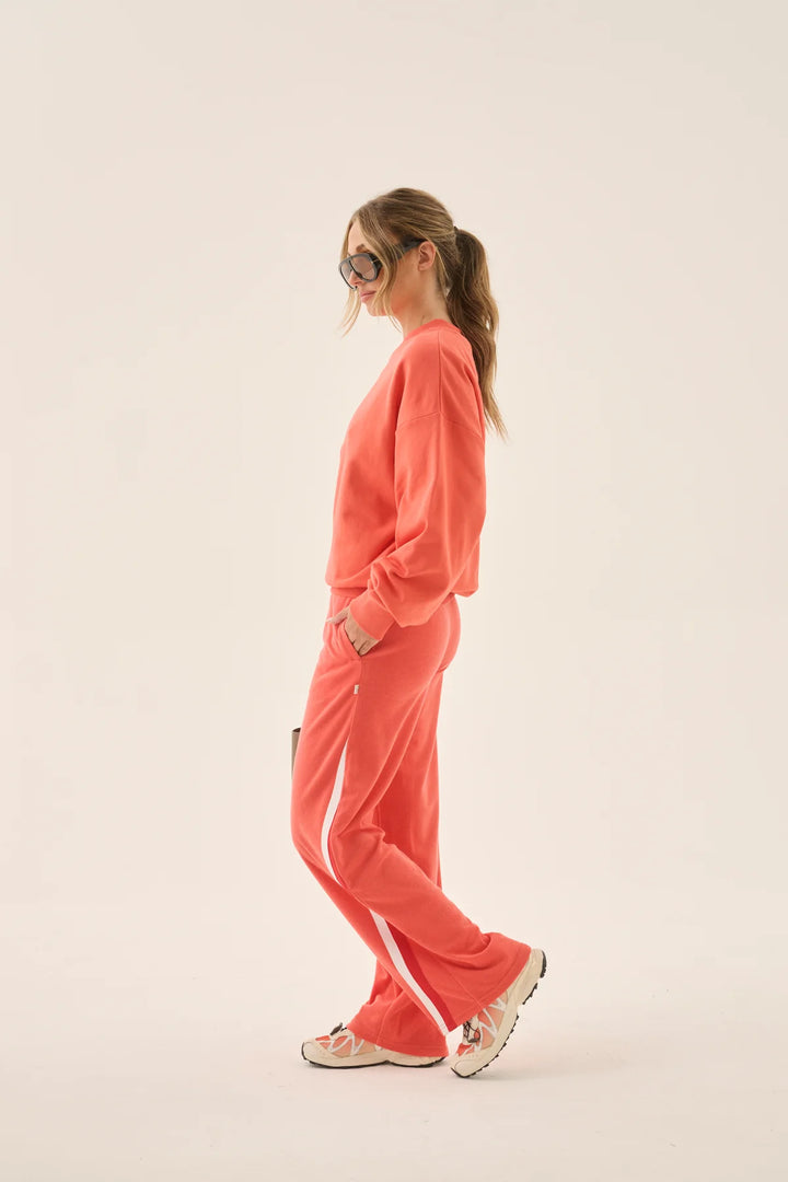 ARAMINTA JAMES Womens Palmera Terry Trackpant in Soft Coral