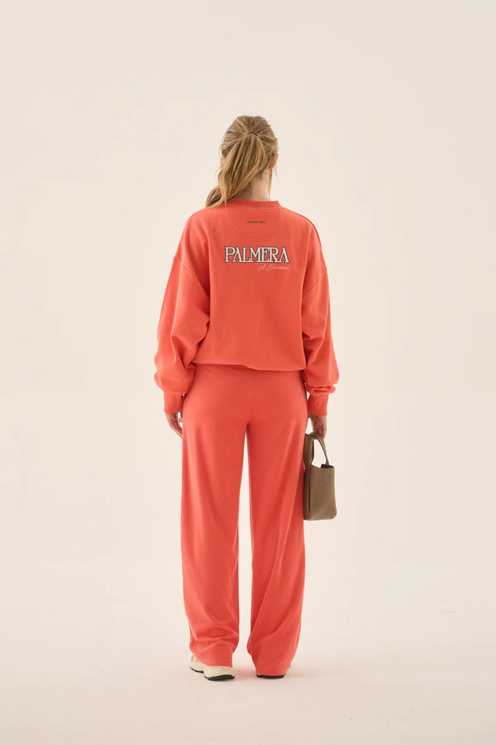 ARAMINTA JAMES Womens Palmera Terry Trackpant in Soft Coral