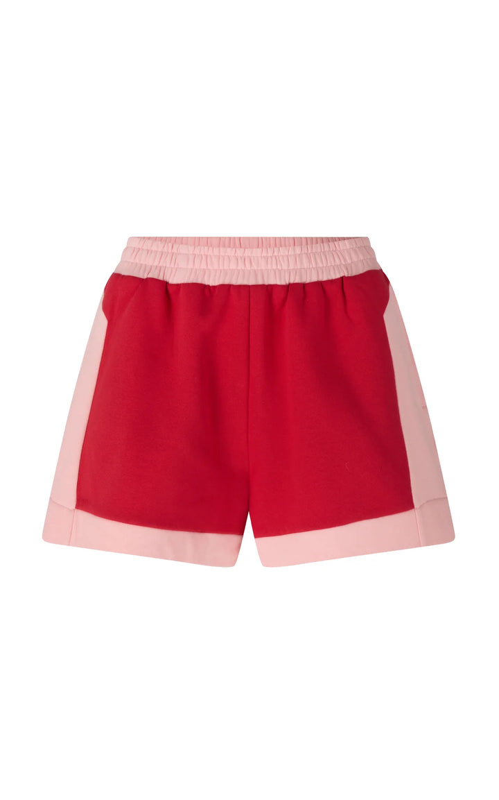 ARAMINTA JAMES Womens Retro Track Short in Poppy Red