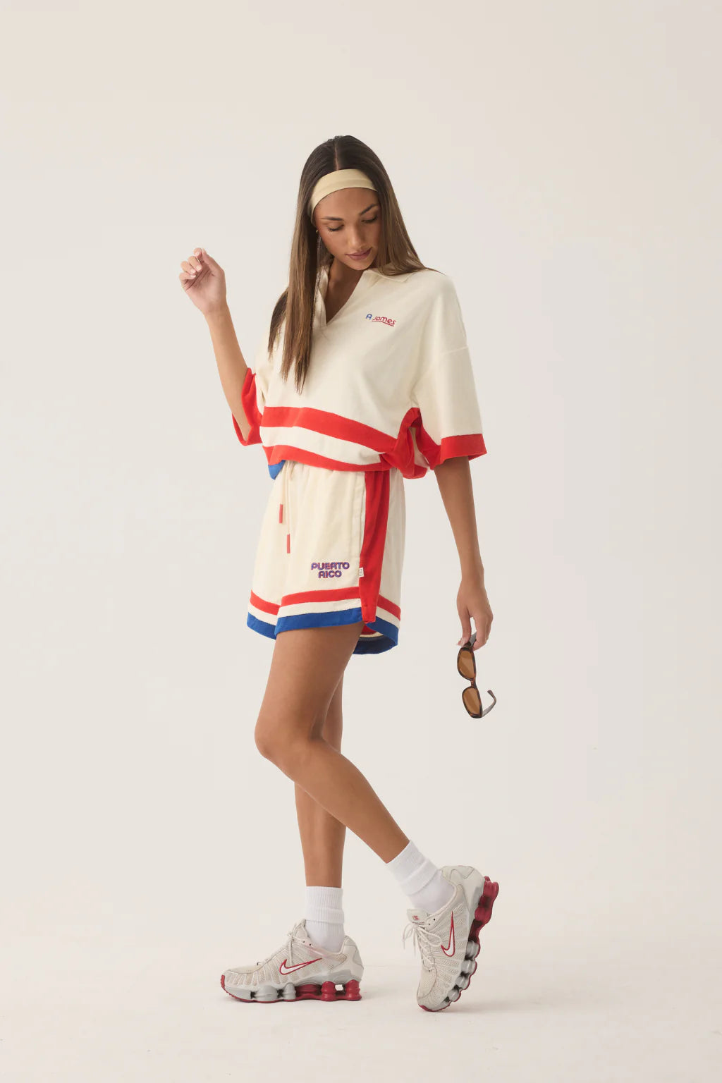 ARAMINTA JAMES Womens Rico Terry Short in Coconut, WOMENS SHORTS, ARAMINTA JAMES, Elwood 101