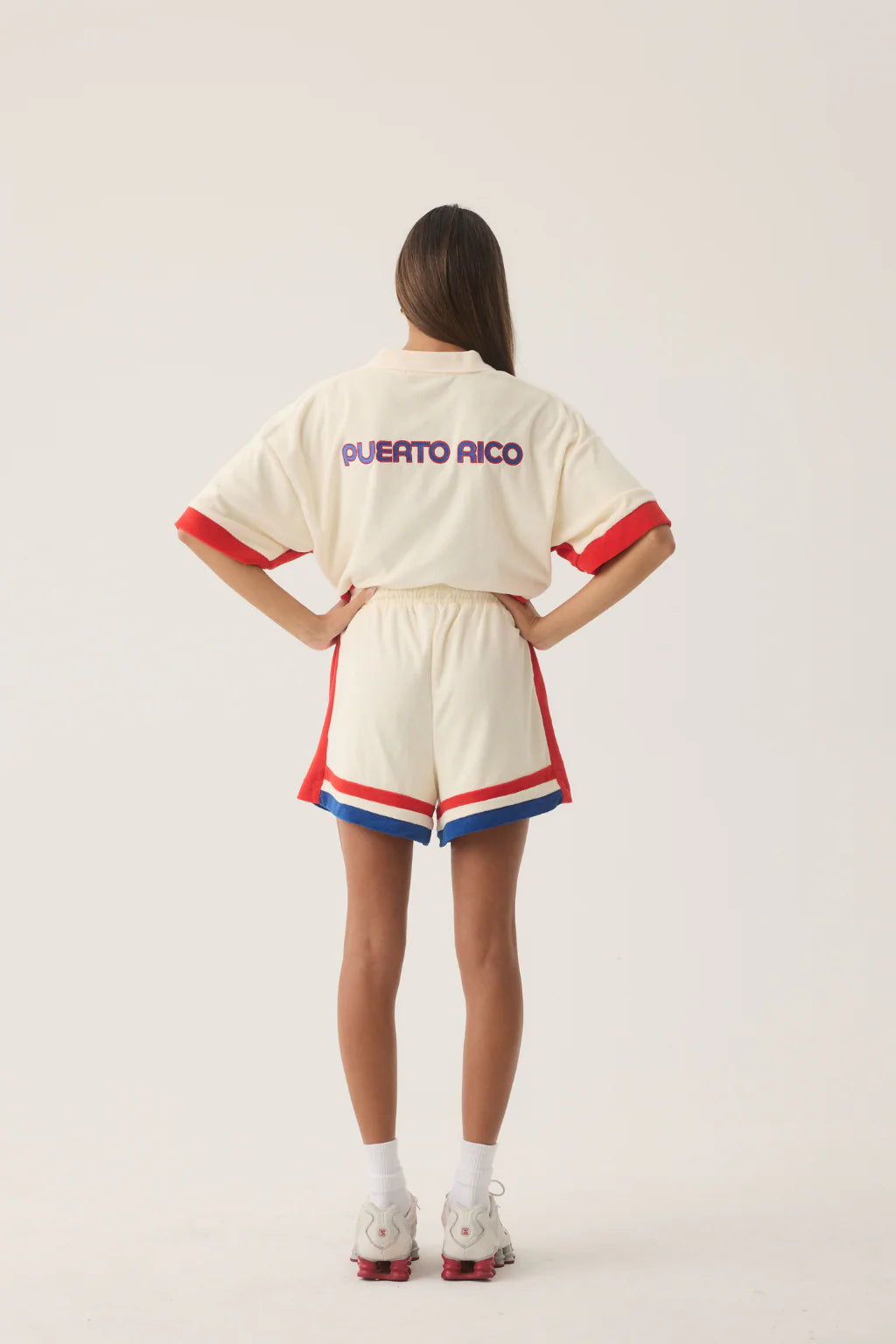 ARAMINTA JAMES Womens Rico Terry Short in Coconut, WOMENS SHORTS, ARAMINTA JAMES, Elwood 101