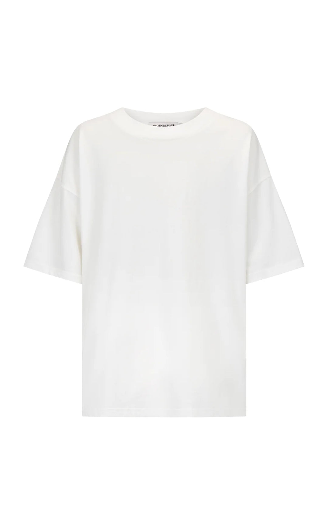 ARAMINTA JAMES Womens Santorini Oversized Tee Warm White