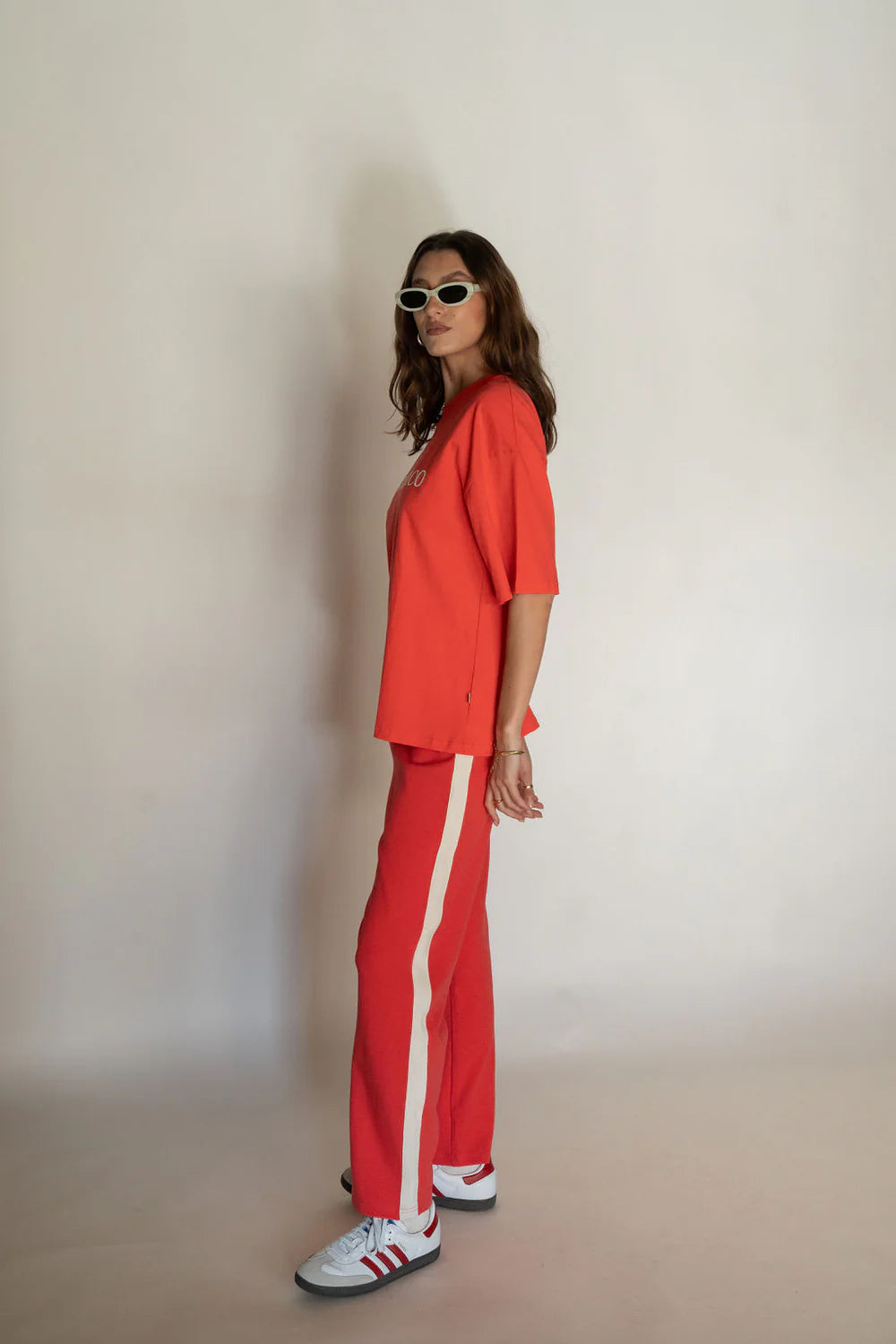 ARAMINTA JAMES Womens Serafina Knit Pant - Lobster Red, WOMENS PANTS, ARAMINTA JAMES, Elwood 101