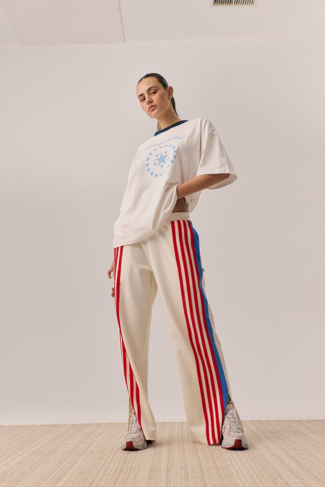 ARAMINTA JAMES Womens Speedway Oversized Tee in Snow, WOMENS TEES & TANKS, ARAMINTA JAMES, Elwood 101