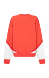 ARAMINTA JAMES Womens Splice Sweatshirt Coral