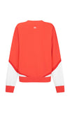 ARAMINTA JAMES Womens Splice Sweatshirt Coral