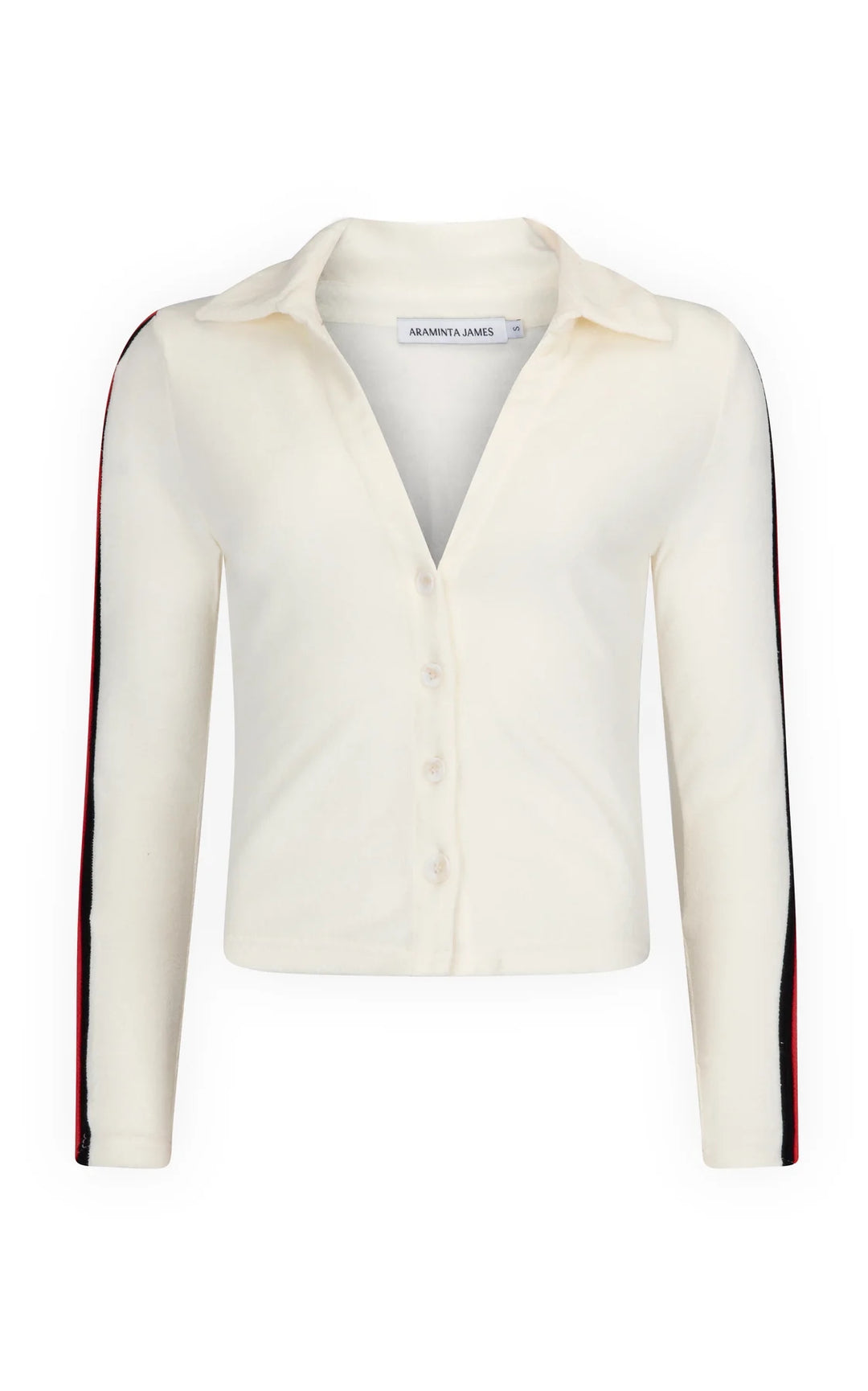 ARAMINTA JAMES Womens Sportif Cardigan - Coconut, WOMENS TOPS & SHIRTS, ARAMINTA JAMES, Elwood 101