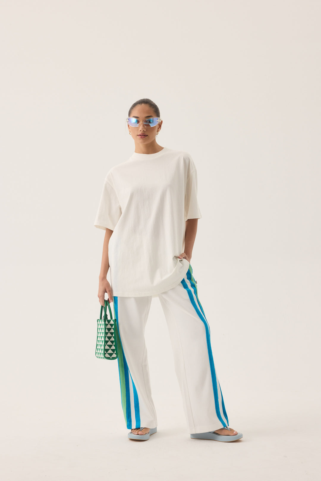 ARAMINTA JAMES Womens Vacation Sporty Pant in Snow