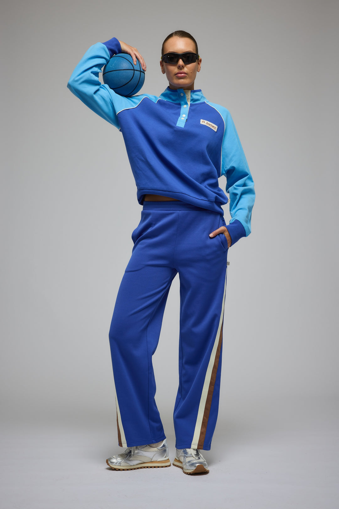 ARAMINTA JAMES Womens Vici Trackpant Ultramarine, WOMENS TRACK PANTS, ARAMINTA JAMES, Elwood 101