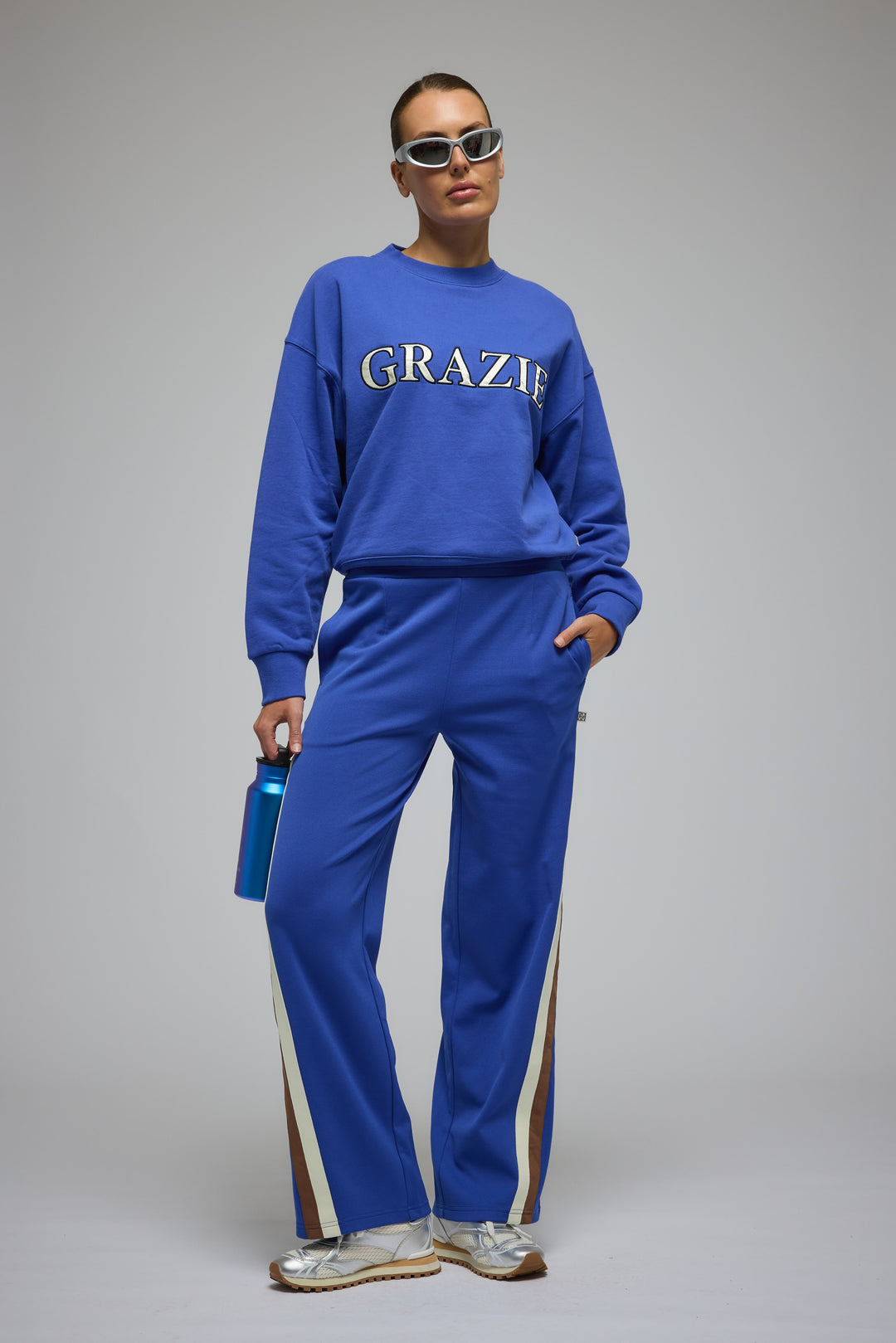 ARAMINTA JAMES Womens Vici Trackpant Ultramarine, WOMENS TRACK PANTS, ARAMINTA JAMES, Elwood 101