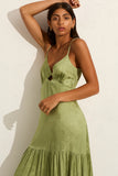 AUGUSTE THE LABEL Womens Haisley Maxi Dress - Sage, WOMENS DRESSES, AUGUSTE THE LABEL, Elwood 101