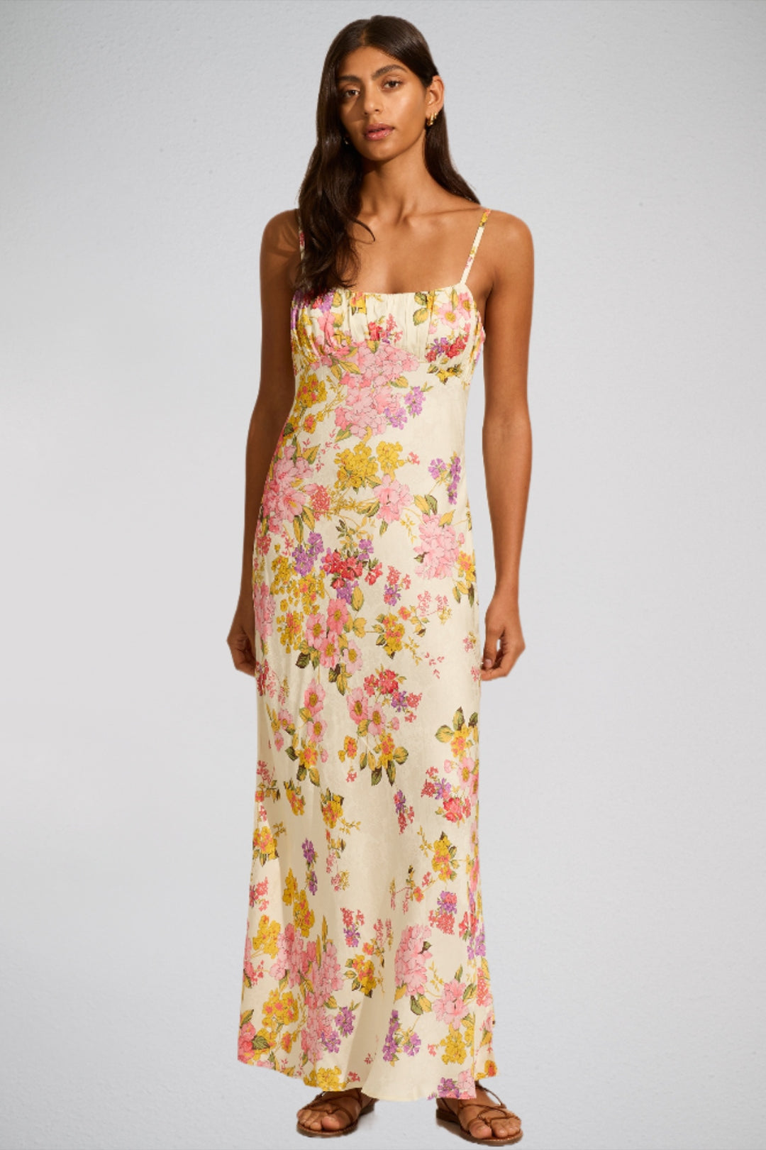 AUGUSTE THE LABEL Womens Lavinia Maxi Dress - Off White, WOMENS DRESSES, AUGUSTE THE LABEL, Elwood 101