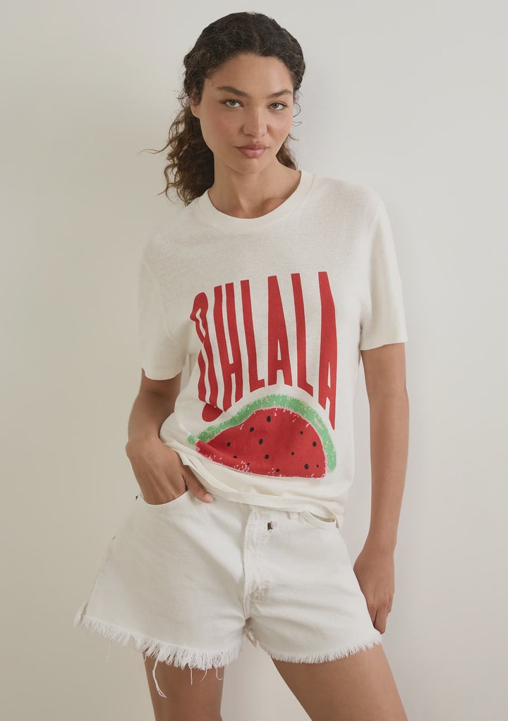 AUGUSTE THE LABEL Womens Oh La La Classic Tee in White