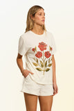 AUGUSTE THE LABEL Womens Roses Classic Tee - Off White, WOMENS TEES & TANKS, AUGUSTE THE LABEL, Elwood 101