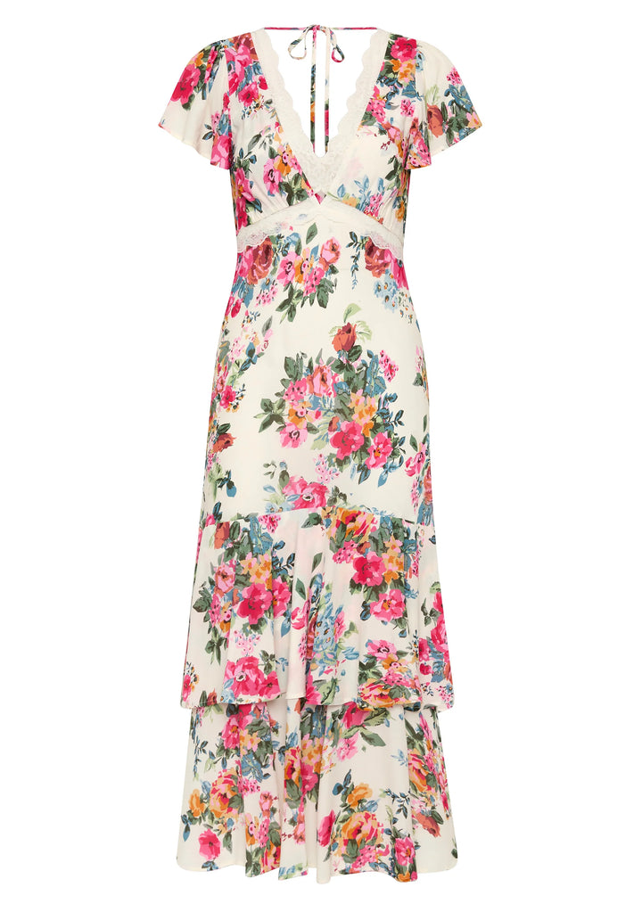 AUGUSTE THE LABEL Womens Allison Midi Dress - Off White, WOMENS DRESSES, AUGUSTE THE LABEL, Elwood 101
