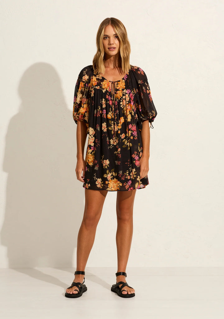 AUGUSTE THE LABEL Womens Autumn Mini Dress - Black, WOMENS DRESSES, AUGUSTE THE LABEL, Elwood 101