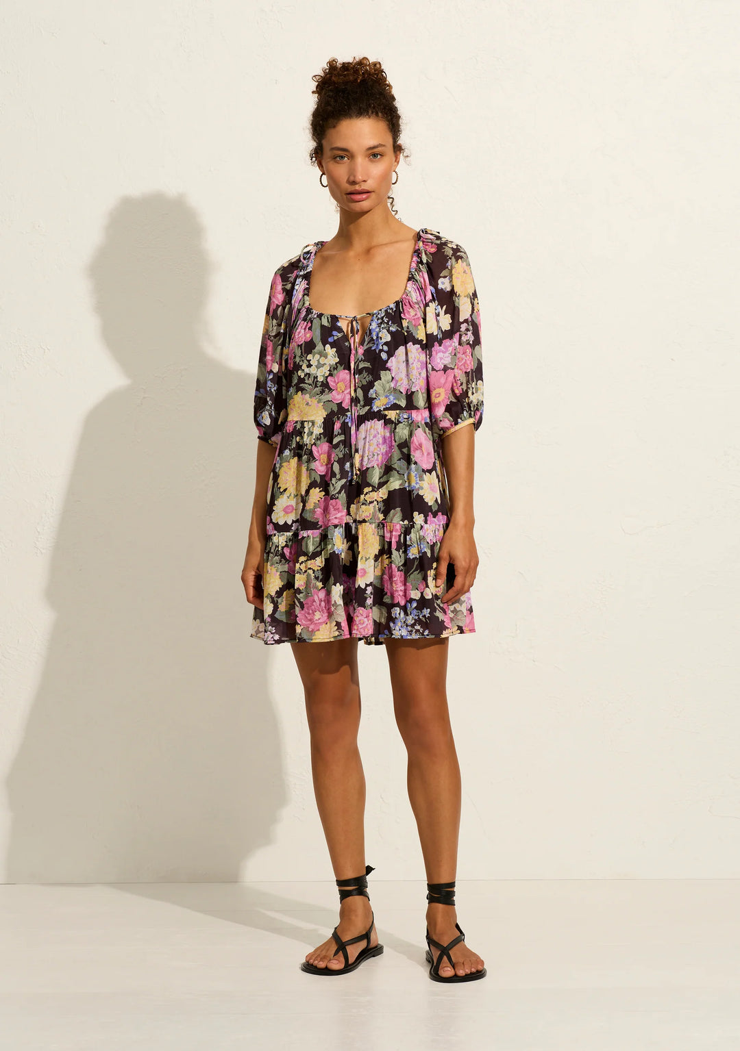 AUGUSTE THE LABEL Womens Daphne Mini Dress - Black, WOMENS DRESSES, AUGUSTE THE LABEL, Elwood 101