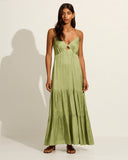 AUGUSTE THE LABEL Womens Haisley Maxi Dress - Sage, WOMENS DRESSES, AUGUSTE THE LABEL, Elwood 101