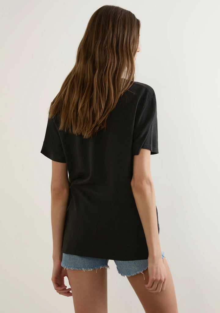 AUGUSTE THE LABEL Womens Heart Classic Tee in Black