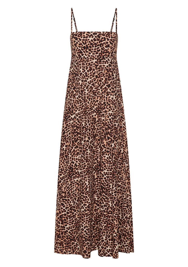 AUGUSTE THE LABEL Womens Ilse Maxi Dress in Leopard Print