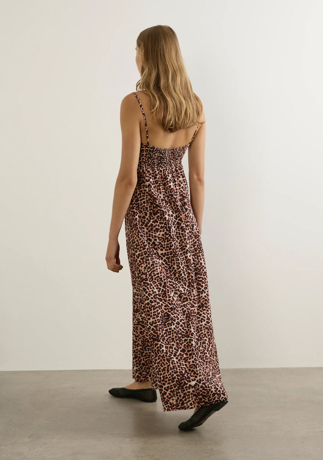 AUGUSTE THE LABEL Womens Ilse Maxi Dress in Leopard Print