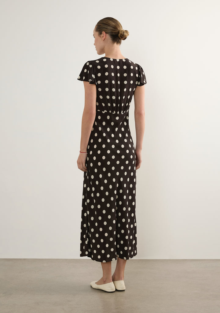 AUGUSTE THE LABEL Womens Marena Midi Dress in Black, WOMENS DRESSES, AUGUSTE THE LABEL, Elwood 101