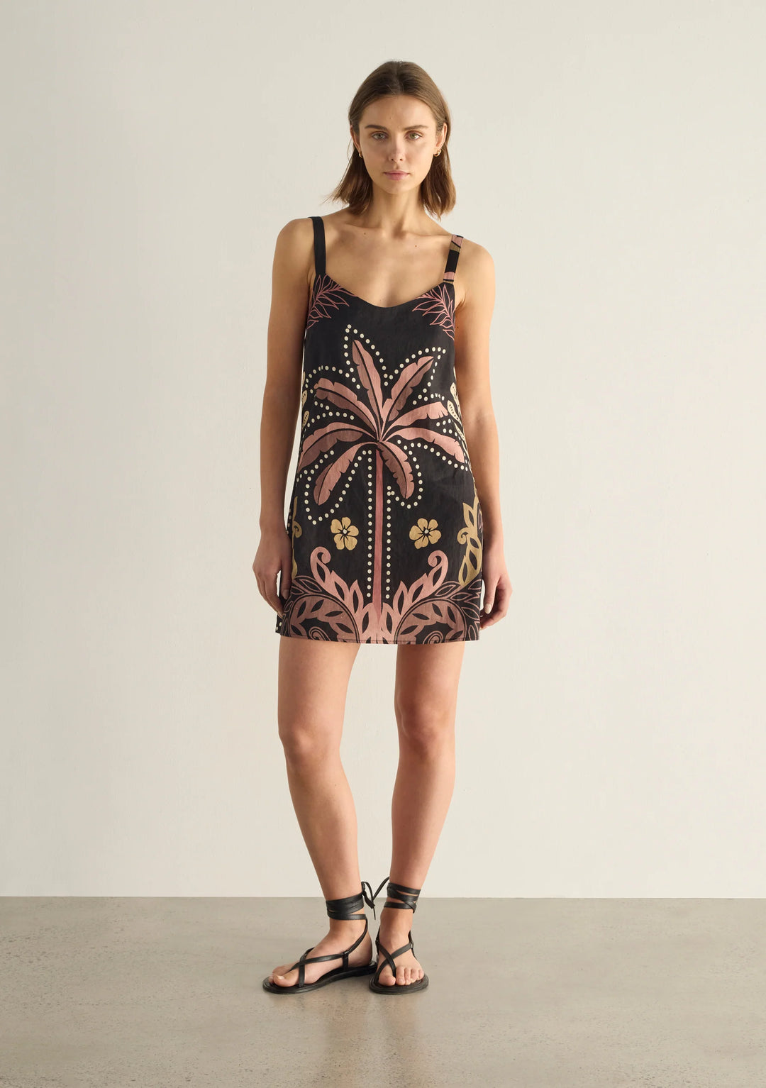 Auguste The Label Marina Mini Dress in Black
