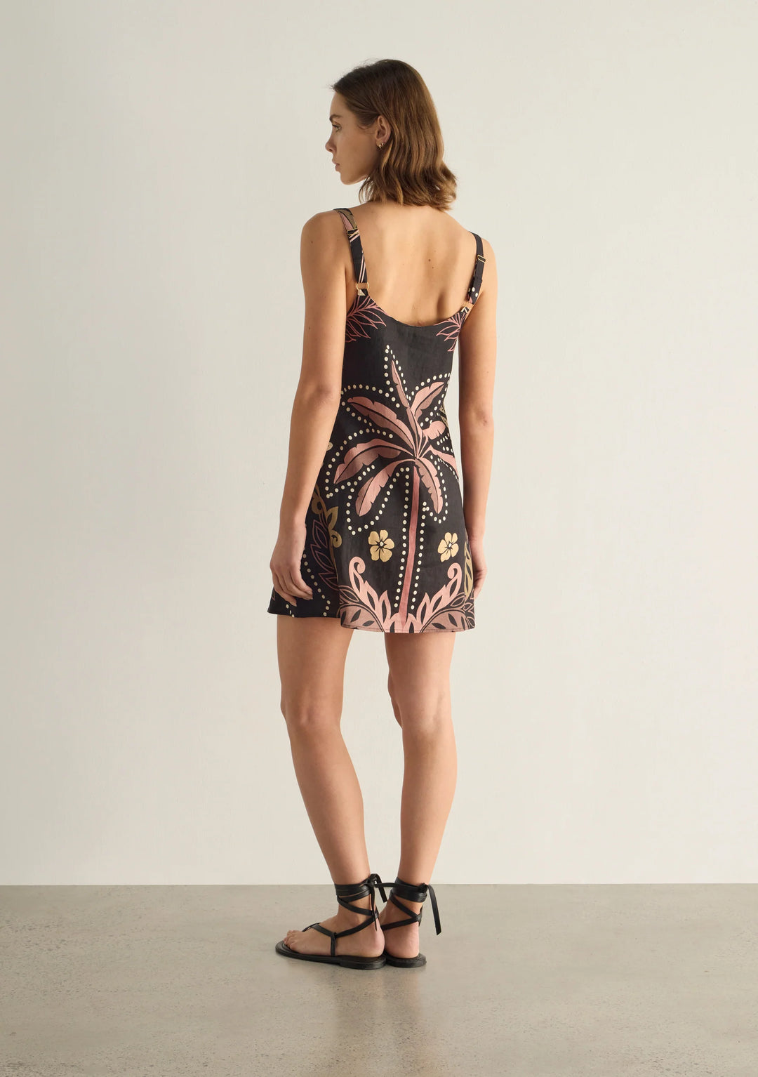 auguste the label black dress Liss Midi Dress