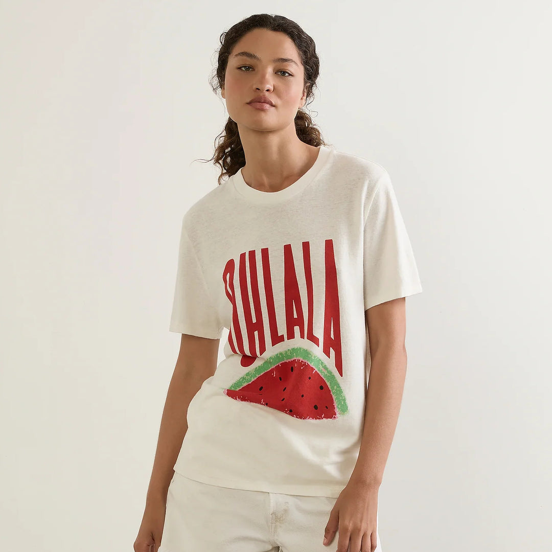 AUGUSTE THE LABEL Womens Oh La La Classic Tee in White