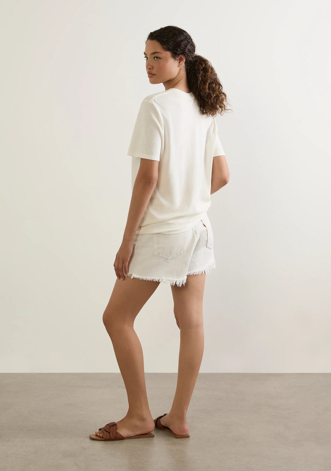 AUGUSTE THE LABEL Womens Oh La La Classic Tee in White