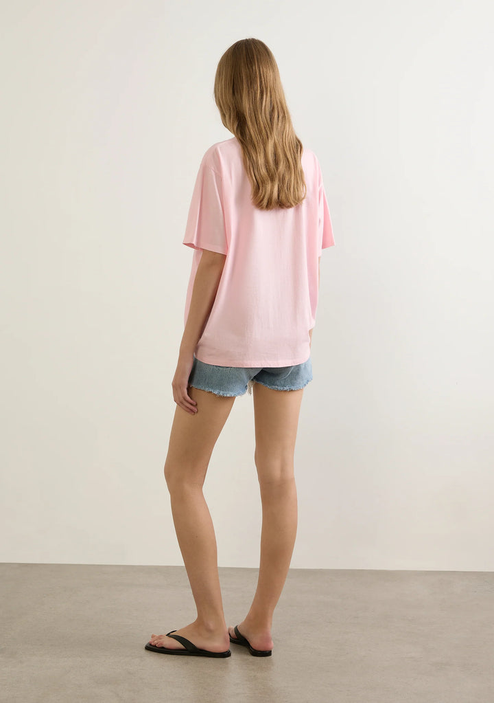 AUGUSTE THE LABEL Womens Picante Boyfriend Tee in Pink