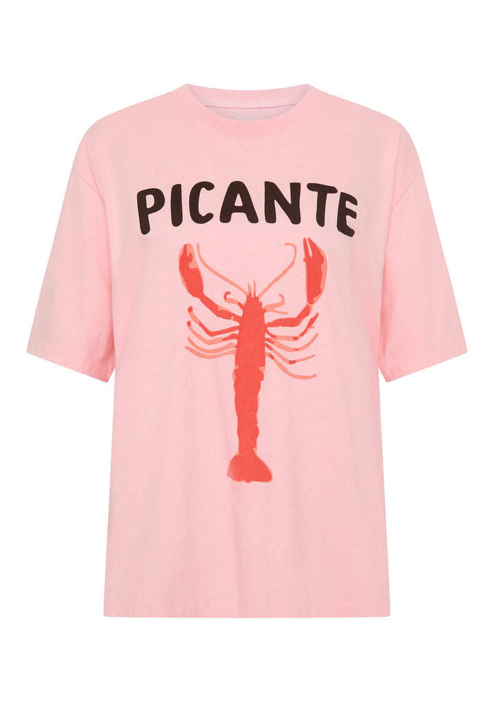 AUGUSTE THE LABEL Womens Picante Boyfriend Tee in Pink