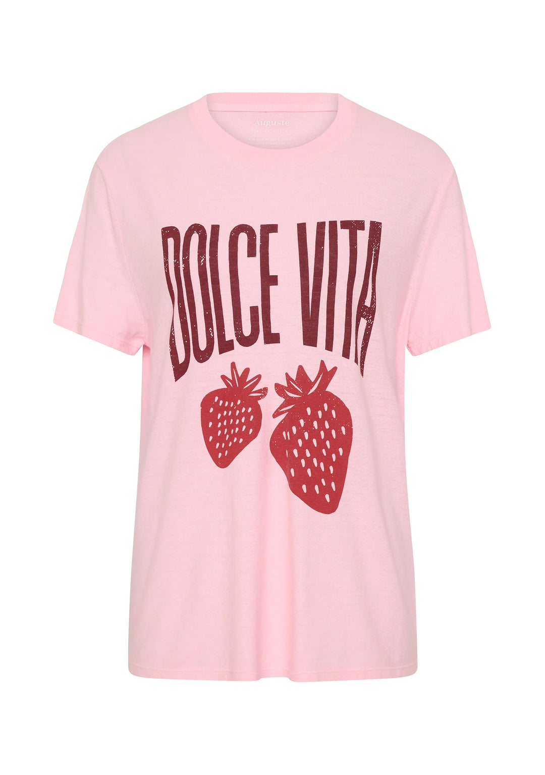 AUGUSTE THE LABEL Womens Sweet Life Classic Tee in Summer Pink, WOMENS TEES & TANKS, AUGUSTE THE LABEL, Elwood 101