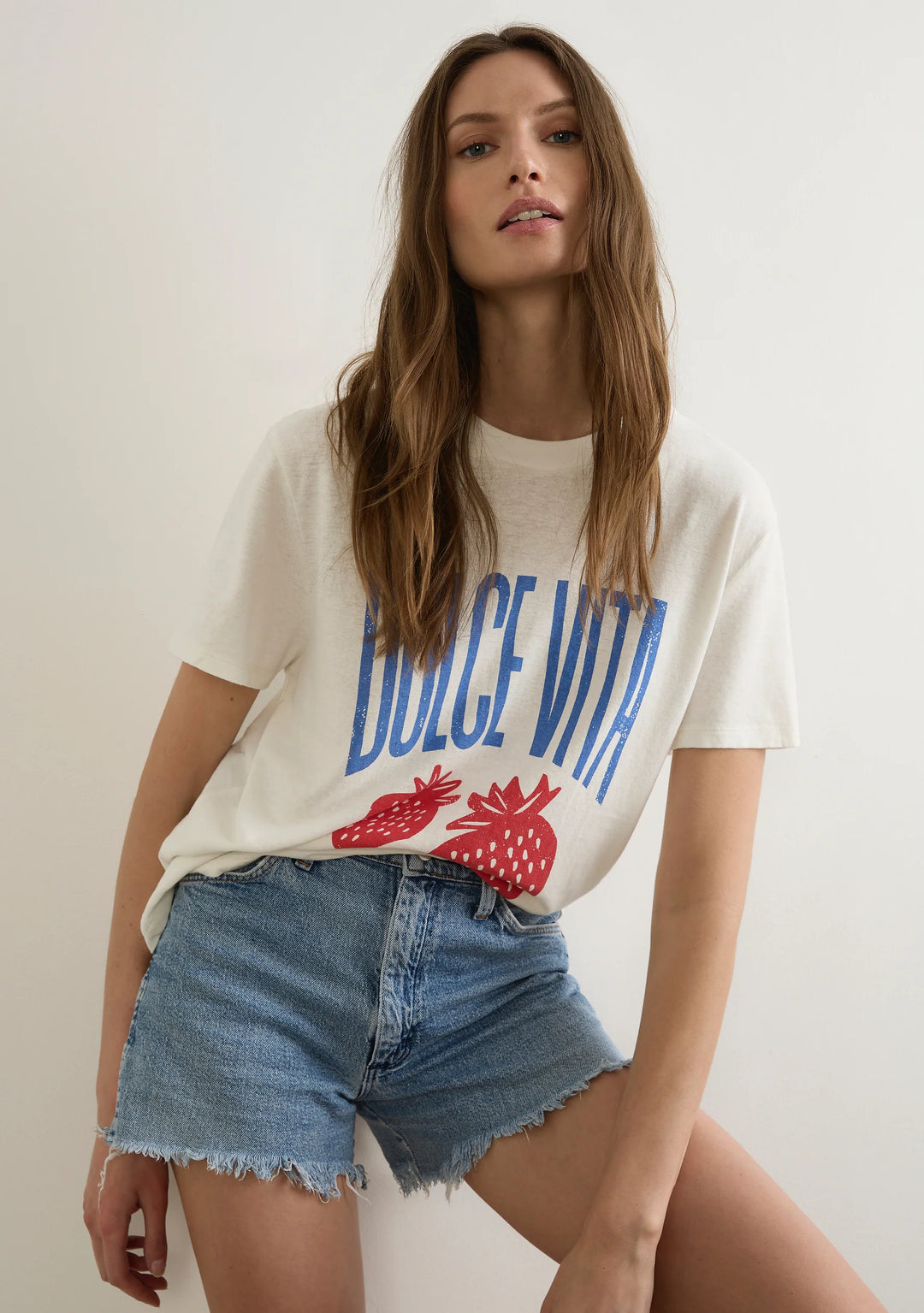 AUGUSTE THE LABEL Womens Sweet Life Classic Tee in White