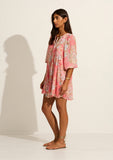 AUGUSTE THE LABEL Womens Willow Mini Dress - Rose Pink, WOMENS DRESSES, AUGUSTE THE LABEL, Elwood 101