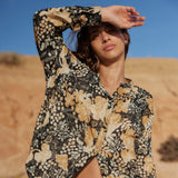 AUGUST THE LABEL Womens Julian Shirt - Charcoal, WOMENS TOPS & SHIRTS, AUGUSTE THE LABEL, Elwood 101
