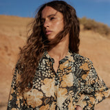 AUGUST THE LABEL Womens Julian Shirt - Charcoal, WOMENS TOPS & SHIRTS, AUGUSTE THE LABEL, Elwood 101