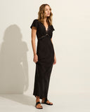 AUGUST THE LABEL Womens Rianne Maxi Dress - Black, WOMENS DRESSES, AUGUSTE THE LABEL, Elwood 101