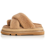 ALIAS MAE Womens Venga Sandals - Fawn Shearling, WOMENS SHOES, ALIAS MAE, Elwood 101