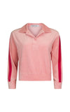 ARAMINTA JAMES Womens Mara Velour Sweater Blush