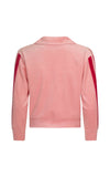 ARAMINTA JAMES Womens Mara Velour Sweater Blush