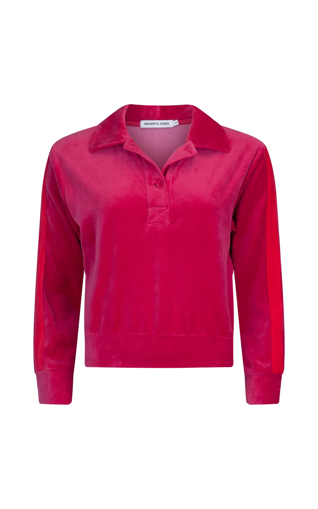 ARAMINTA JAMES Womens Mara Velour Sweater Pomegranate, WOMENS KNITS & SWEATERS, ARAMINTA JAMES, Elwood 101