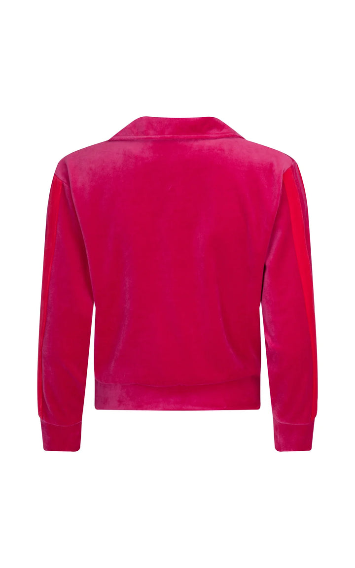 ARAMINTA JAMES Womens Mara Velour Sweater Pomegranate, WOMENS KNITS & SWEATERS, ARAMINTA JAMES, Elwood 101