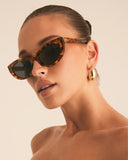 BANBE EYEWEAR Womens The Estella Polarised Sunglasses - Hazel Tort/ Ink, SUNGLASSES UNISEX, BANBE, Elwood 101
