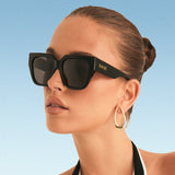 BANBE EYEWEAR Womens The Jammerson Polarised Sunglasses - Black/ Ink, SUNGLASSES UNISEX, BANBE, Elwood 101