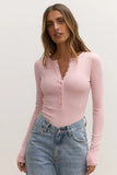 BAYSE BRAND Womens Lara Bodysuit - Blossom, WOMENS BODYSUITS, BAYSE BRAND, Elwood 101