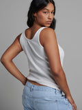 BAYSE BRAND Womens Jordy Tank - White, WOMENS TEES & TANKS, BAYSE BRAND, Elwood 101