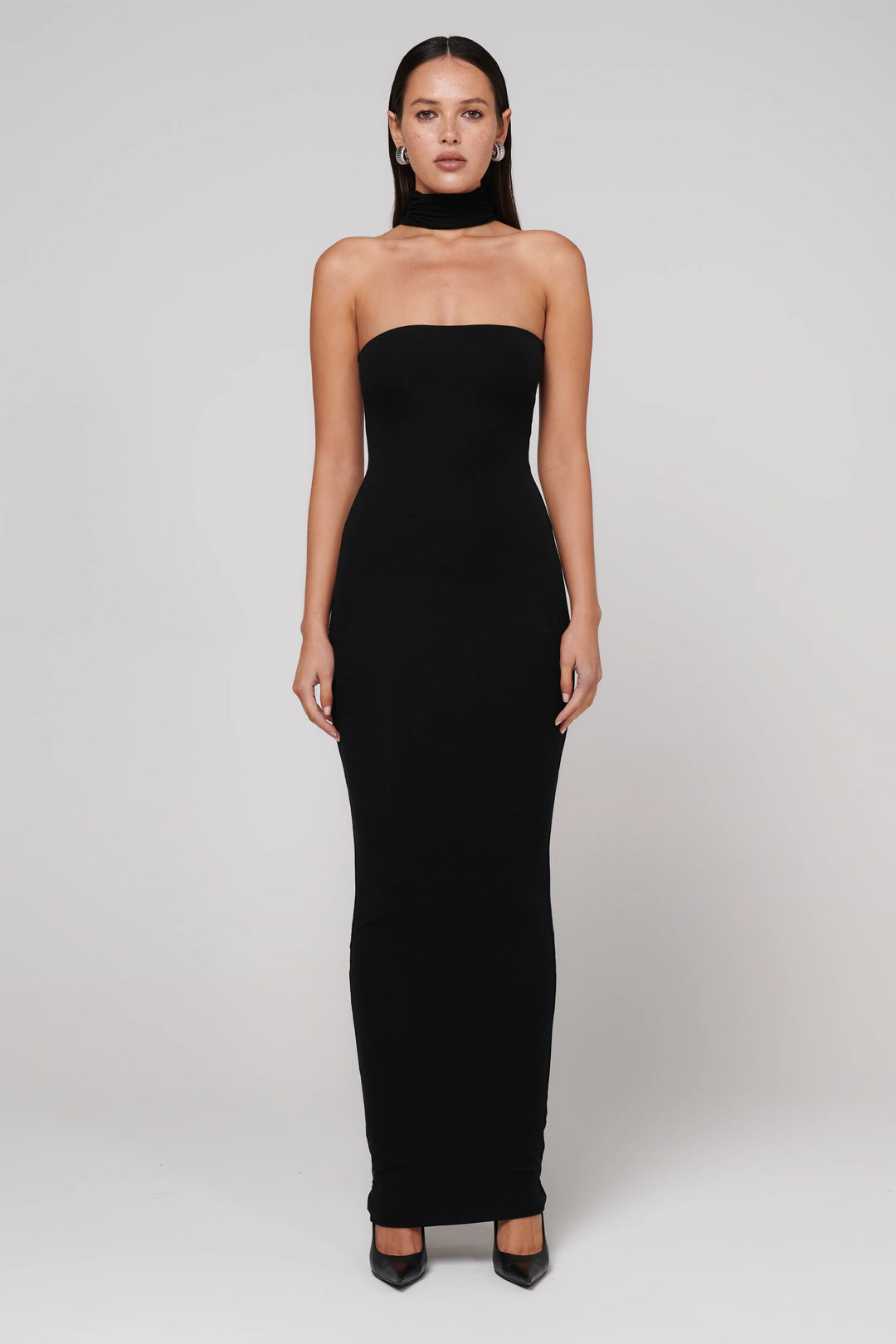 BAYSE BRAND Womens Raine Midi Dress - Black, WOMENS DRESSES, BAYSE BRAND, Elwood 101