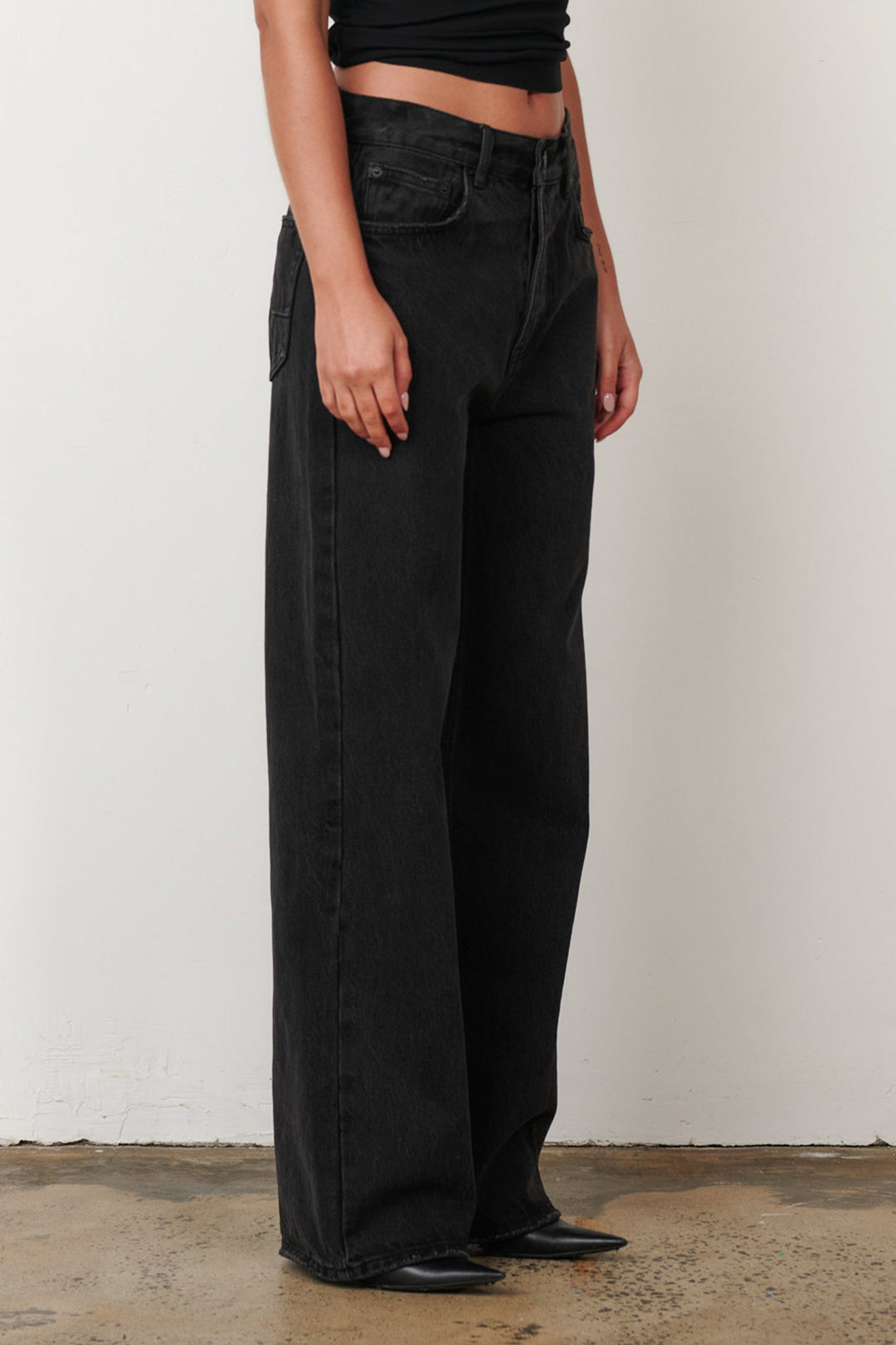 Pre Order BAYSE BRAND Womens Perry Denim - Backstage Black, WOMENS DENIM, BAYSE BRAND, Elwood 101
